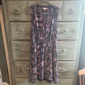 Rebecca Taylor Purple and Pink Sleeveless Sundress